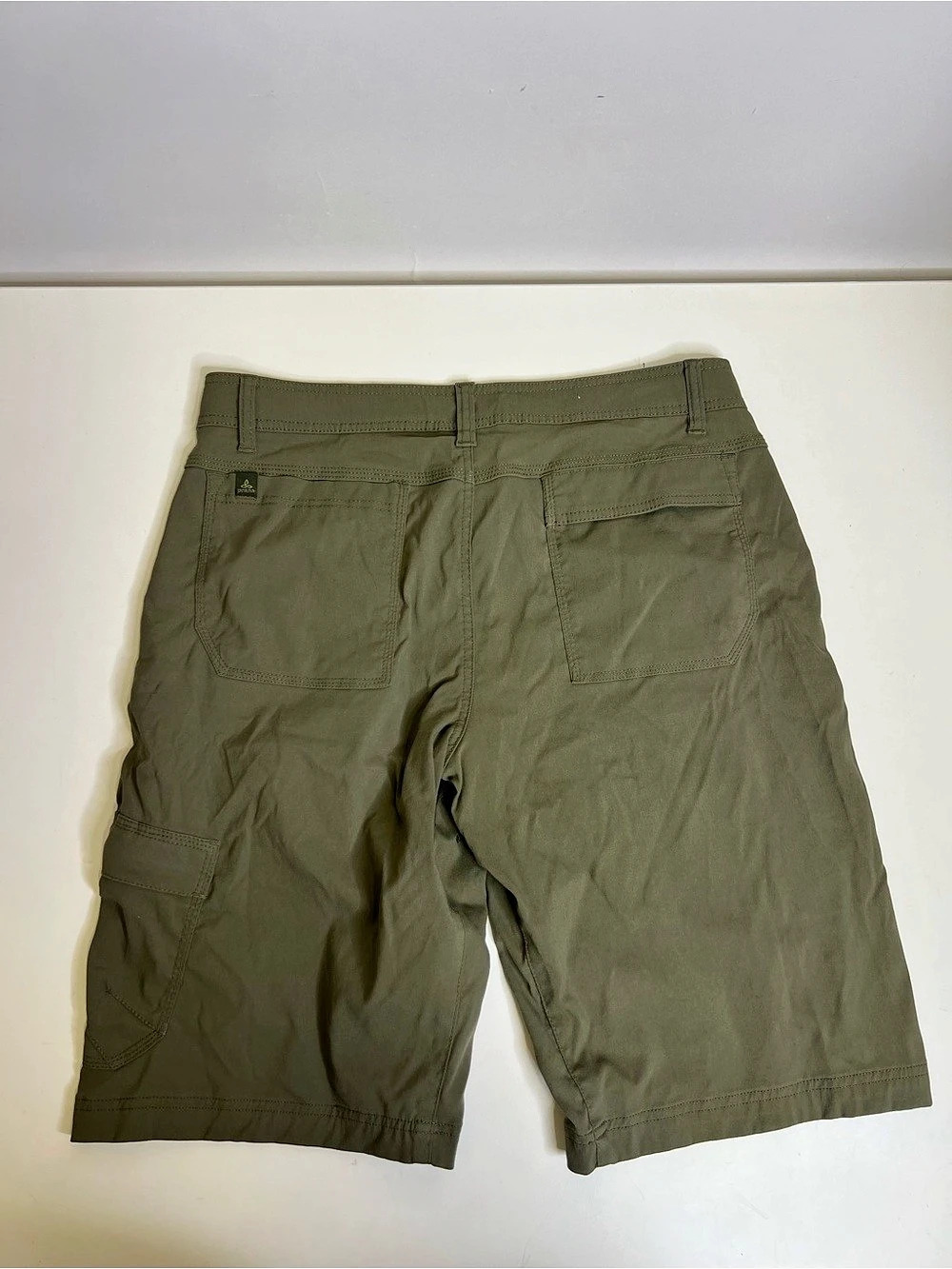 prAna Stretch Zion Cargo Short Green Waist 32 - Picture 2 of 10